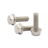 LBY - 10 tornillos hexagonales de brida de 5/16-18 x