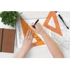 Pacific Arc's Scholastic Triangle - 8 pulgadas - Fluorescente -