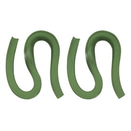 PATIKIL 240pcs Quilling Strips Paper 1/8"(3mm) 21"(54cm) Origami Paper Quilling Strip for Art DIY Hand Craft Christmas, Army Green