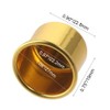 30pcs 1.06Inch Gold Candle Holders Candlestick Holders Cups Candle Drip