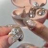 Rhinestone for Clip on Earbuds Open Ear Accessories, Elegant Zirconia