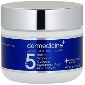 Dermedicine 5 in 1 Retinol, Vitamin C, Collagen, Hyaluronic Acid and Niacinamide | Potent...