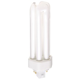 Satco S8352 4100K 32-Watt GX24q-3 Base T4 Triple 4-Pin Tube for Electronic and Dimming Ballasts, White