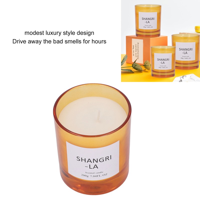 Scented Candle Large Smokeless Natural Soy Wax Warm Rich Fragrance