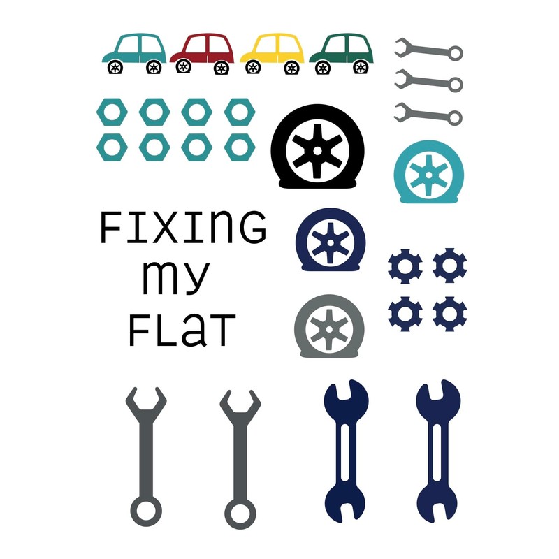 MDBB Fixing My Flat Cranial Baby Helmet Doc Band Decal