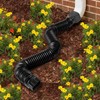 ZASLEME 2 Pack Rain Gutter Downspout Extensions Flexible,Downspout Extender Diverter