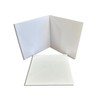 DJP 5x5" Square Creased Blank White Smooth Cards & Envelopes