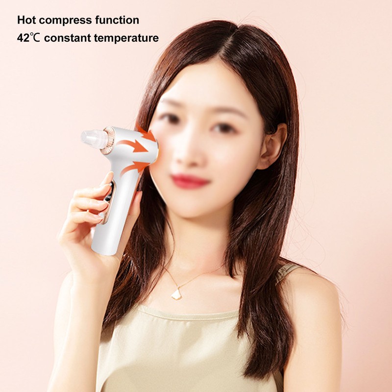 Electric Blackhead Removal Machine Blue Lighting Deep Cleansing Pores Vacuum