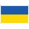 DRD&M UKRAINE PLAIN PREMIUM QUALITY FLAG UKRAINIAN 3X5 INCH LAMINATED
