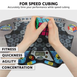 Speed Stacks | Cubing Pack (G5 Timer and Mat) | Accuracy to .001 Seconds | Designed for Competitive Cubing | Endorsed by The World Cubing Association