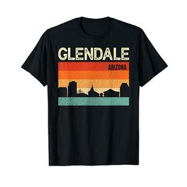 Glendale Arizona Town Skyline T-Shirt
