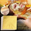 100pcs Gold Leaf Sheets,Gold Foil Sheets,Imitation Gold Leaf Gold Foil