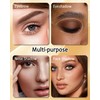 Eyebrow Powder Palette, 3 Colours, Coffee Taupe Brown, Eyebrow Powder,