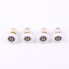 4pcs/Set Shower Door Rollers Runners Pulleys 20mm 23mm 25mm 27mm