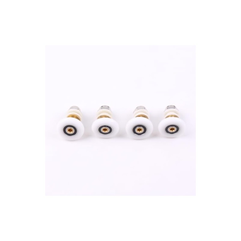 4pcs/Set Shower Door Rollers Runners Pulleys 20mm 23mm 25mm 27mm