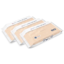 300x Omnitex Daily Care Patient Dry Wipes 32x28cm | Made in UK | Durable, High Absorbency, Soft & Gentle | Body Cleaning Wipes, Incontinence Adults Bed Bath (3x Pack of 100)