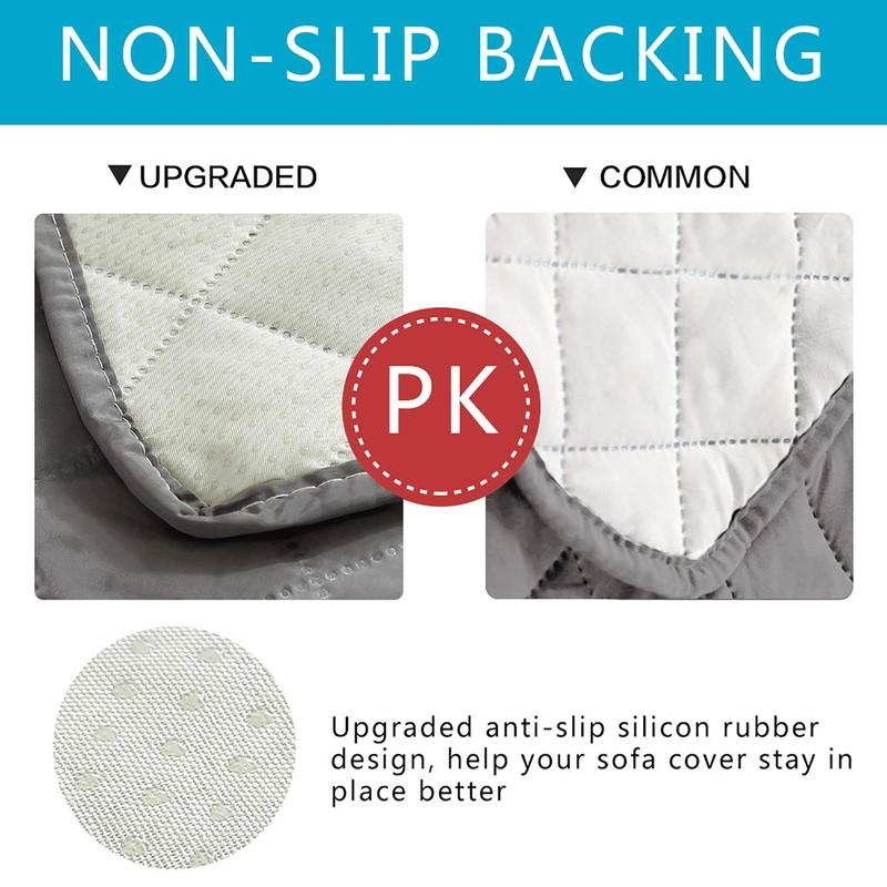 Carvapet Sofa Cover Waterproof Sofa Slipcover Water Resistant Chair Loveseat