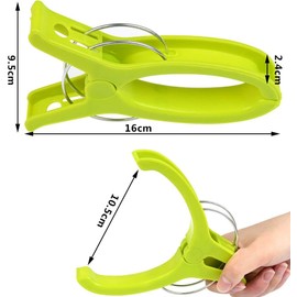 TOKERD Pack of 10 Extra Large Beach Towel Clips XXL Clothes Pegs Beach Towel Clips Plastic Clips Jumbo Size Towel Clips for Beach Pool Daily Laundry, Heavy Bath Towel