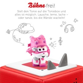 tonies Audio Figure for Toniebox, Super Wings - Fire in the Forest, Audio Play with 4 Stories for Children from 3 Years, Playing Time Approx. 58 Minutes