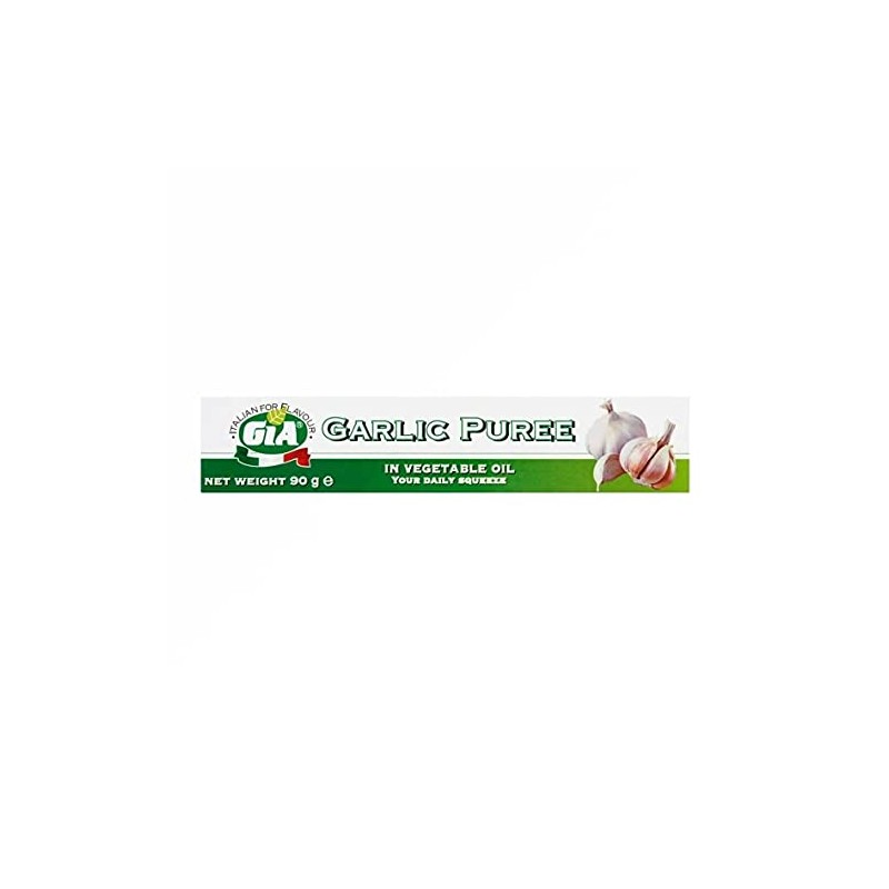 Gia Garlic Puree Tube 90g | Pack of 3