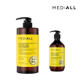 Mediol Scalp Cleansing, Hair Loss & Dandruff Relief Mildly Acidic Shampoo 480ml + 800ml Woody Herbal Scent / 메디올 두피 청정 탈모 비듬 완화 약산성 샴푸 480ml+800ml 우디허발향