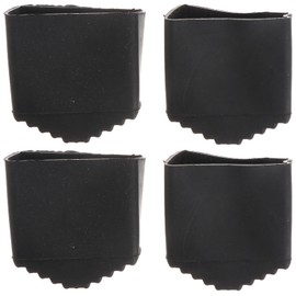 VICASKY Non-Slip Replacement Rubber Ladder Feet Pack of 4 Robust Foot Caps Ladder Replacement Rubber Foot for Ladders 40 x 20 and 30 x 20 Compatible Ladder Foot Pads Protective Caps