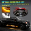 2 Pcs 60 inch LED Board Running Light Amber Side