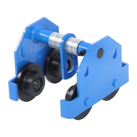 kimllier I-Beam Trolley 1100LBS (1/2T) with Double Wheel Track Roller I-Beam Flange Width 55-200mm Alloy Steel