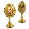 Virgin Mary Russian Icon Egg, Virgin Mary of Hope and