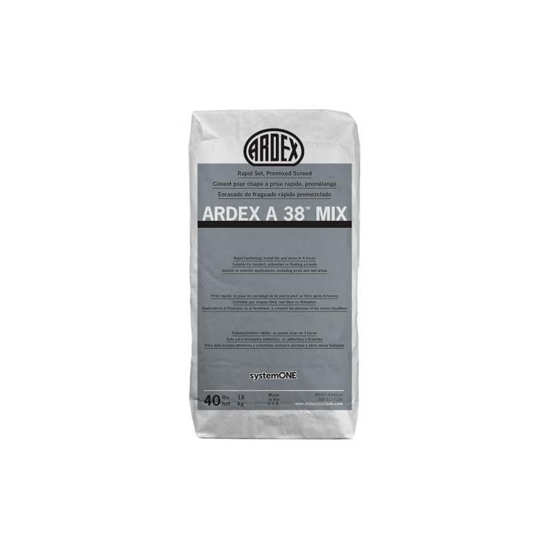 ARDEX A 38 Mix Rapid Set Screed- High Strength Premixed