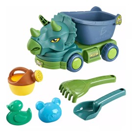 EleGate Set Juego De Playa Para Niños Con Dinosaurios Camion