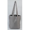Friends Hill YW-297-341 Solid Ruffle Tote Light Gray