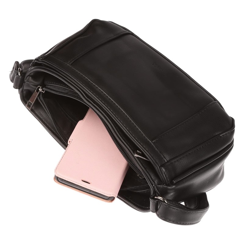 Christian Wippermann Women's Shoulder Bag Crossover Bag Leather Look Handbag