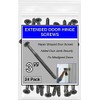Oil Rubbed Bronze Wood Screws 9 X 3 Inch – Extra Long Door Hinge Screws - Door Security Screws - 24 Pack
