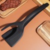 2Pack 2 in 1 Grip and Flip Spatula Tongs Nylon