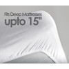 Oakias Full Fitted Sheets White – Pack of 2 Bottom