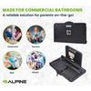 Alpine Wall Mounted Baby Changing Station - Horizontal Baby Changing