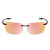 JULI Polarized Sports Sunglasses for Men Women TR90 Rimless Lightweight