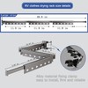 RV Clothes Drying Rack, Extendable Up to 50Inches, Clothes Drying