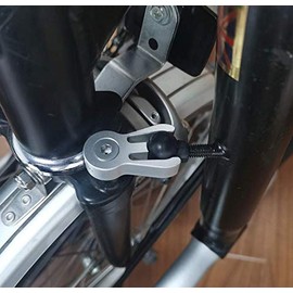 London Craftwork Handlebar Catcher For BROMPTON Head Tube Catch SILVER