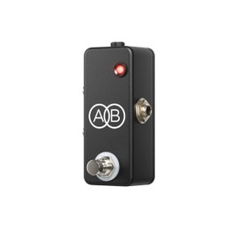 JHS Pedals Mini A/B Box - Efecto de trayectoria de señal de guitarra, negro/plata, número de modelo: Mini caja A/B