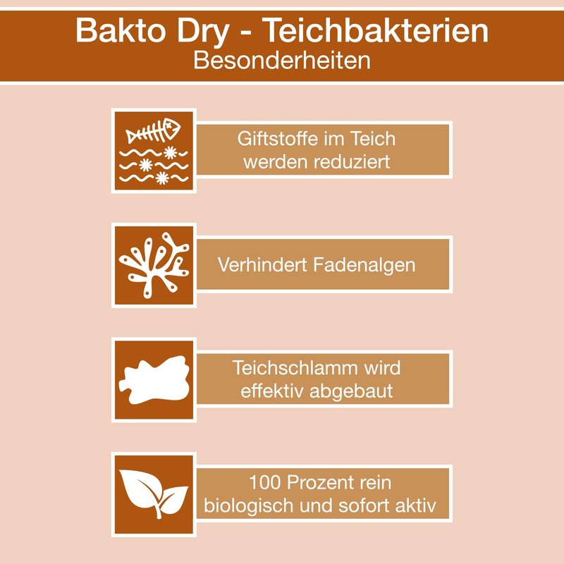 Teichpoint 100 g Bakto Dry Pond - Trillions of Micro
