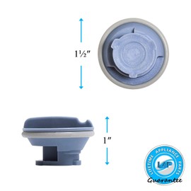 Lifetime Appliance 2 x 8558307 Dispenser Cap Compatible with Whirlpool Dishwasher - WP8558307