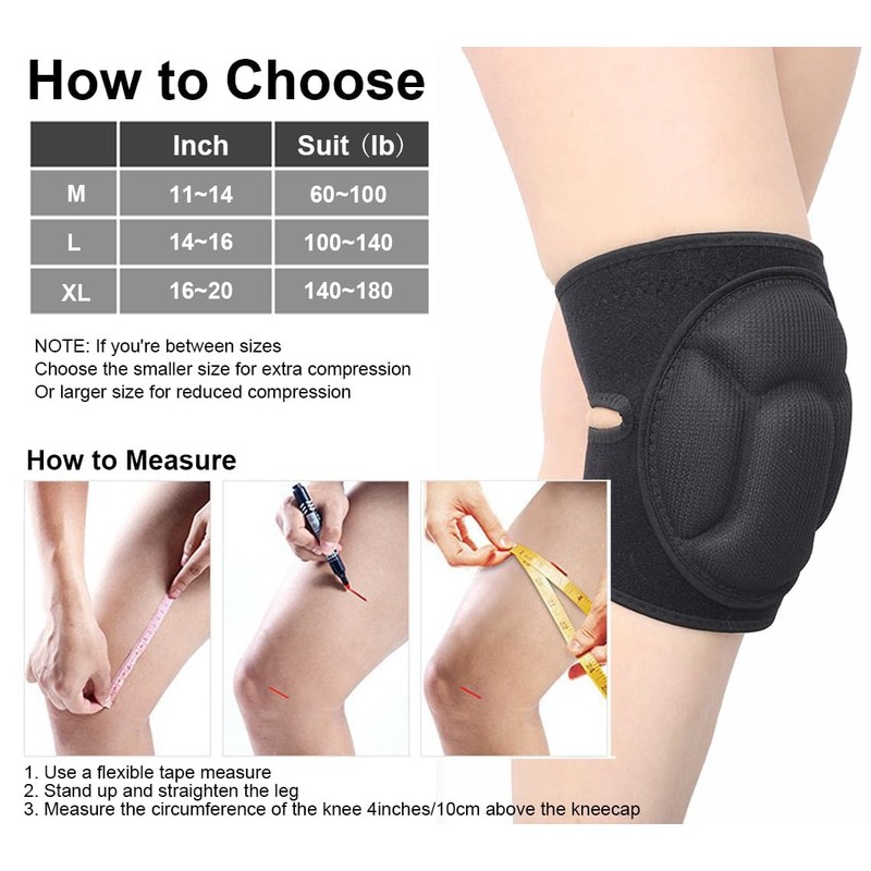 Volleyball Knee Pads for Women Men, Turtle Shell Dance Knee