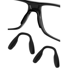 Betterun Black Replacement Nose Pads Pieces for Oakley Crossrange/Split Shot/Split Time/Targetline OO9397 Sunglass