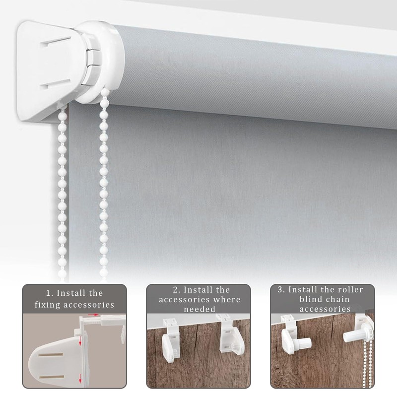 Set of 2 Roller Blind Klemmfix Replacement Parts, Klemmfix Bracket