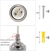 HTRUIYATY Vintage Pendant Light Holder E27 Suspension Light Fitting Modern