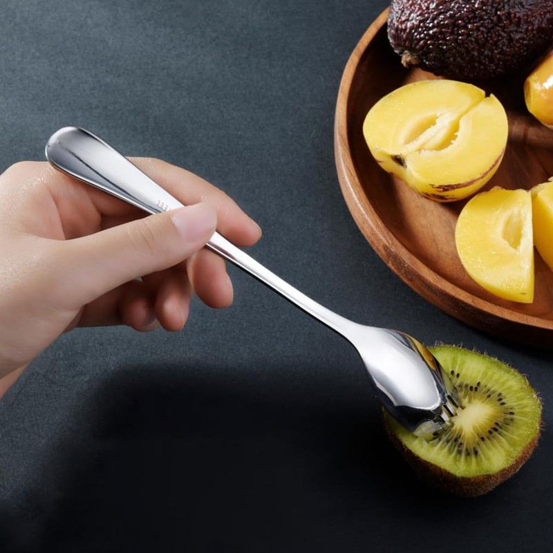 2 Pcs Stainless Steel Sporks - Long Handled Multifunctional Utensils