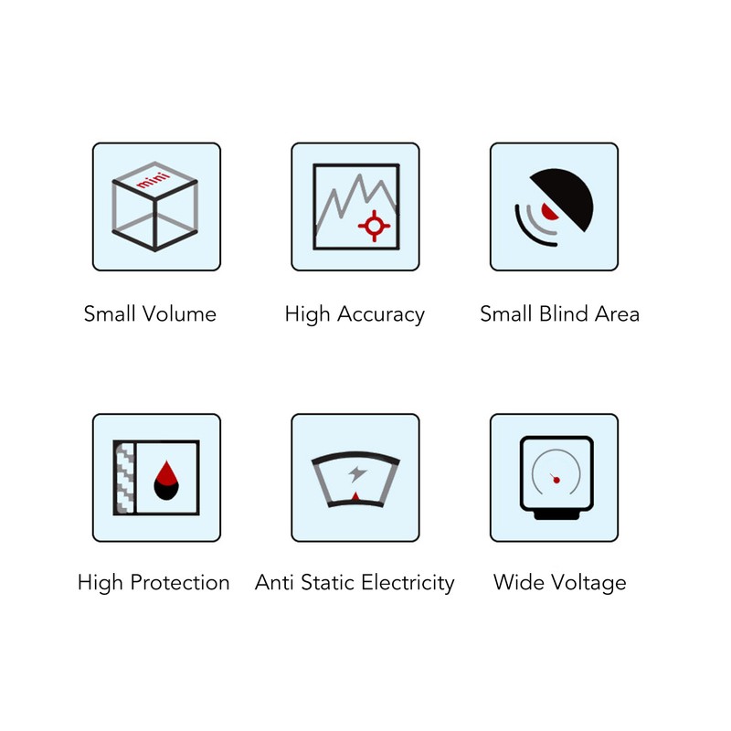 Ultrasonic Distance Measuring Sensor Obstacle Avoidance Ranging Module for Underwater