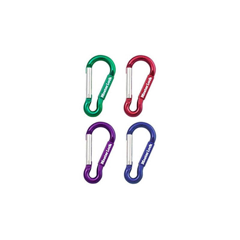 Master Lock Metal Non-Locking Carabiner Snap Hook, 76 mm Size